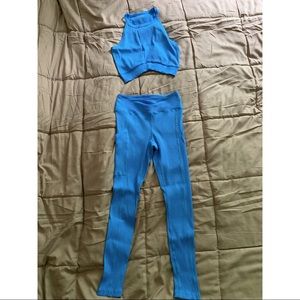 Year of Ours Blue Active Workout Set size L